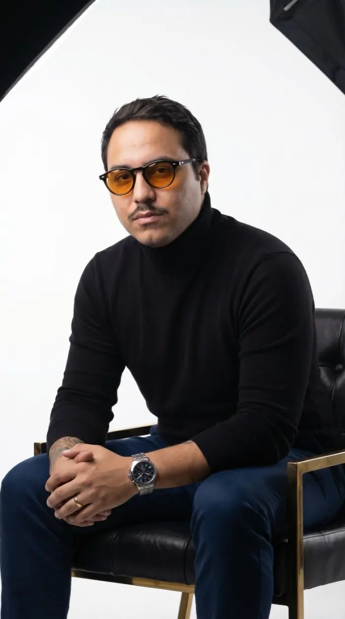 Portrait of Paulo Mont'Mor, founder of the Escalar+ marketing agency
